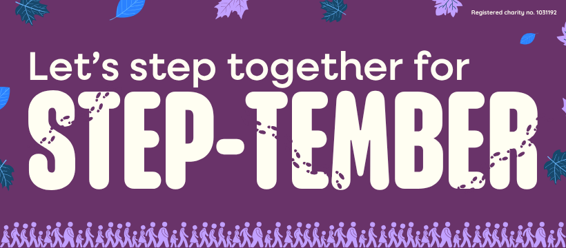 Steptember website header